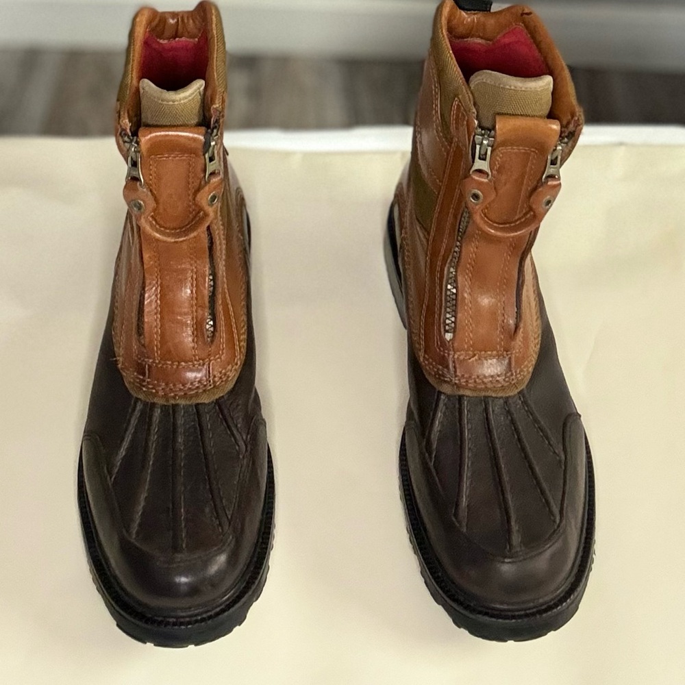 Tommy Hilfiger Brown and Tan Men's Boots